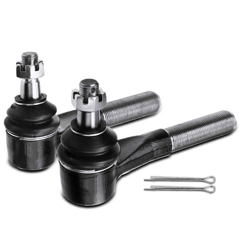 2x LH & RH Outer Tie Rod End for Ford Bronco F-100 F-150 F-250 HD F-350 Ranger