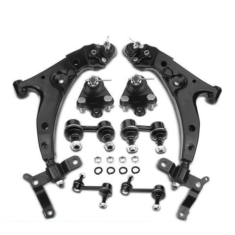 8x Front Lower Control Arm Ball Joint Sway Bar for Toyota Corolla 93-95 L4 1.8L