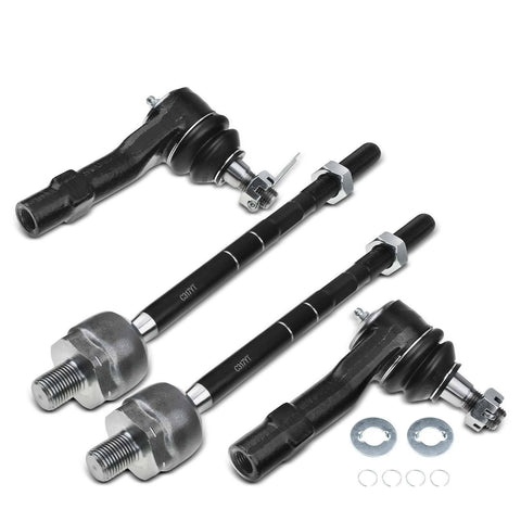 4x Inner & Outer Tie Rod Ends for Ford Explorer Ranger Mazda B2300 B2500 B3000