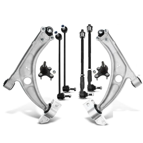 8x Control Arms Ball Joints Sway Bar End Links Kit for VW CC Passat Tiguan Front