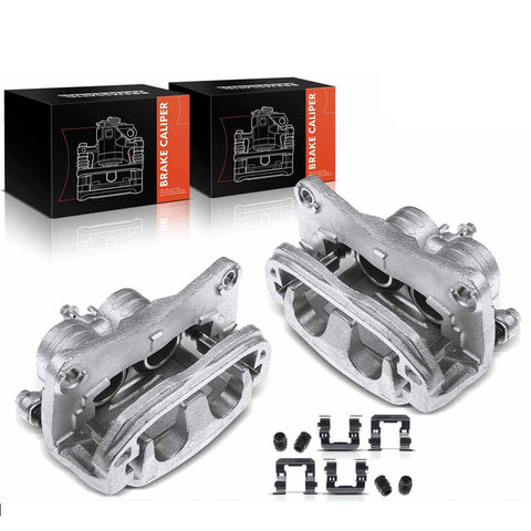 2x Front Brake Caliper w/Bracket for Subaru Impreza Forester Legacy Outback WRX