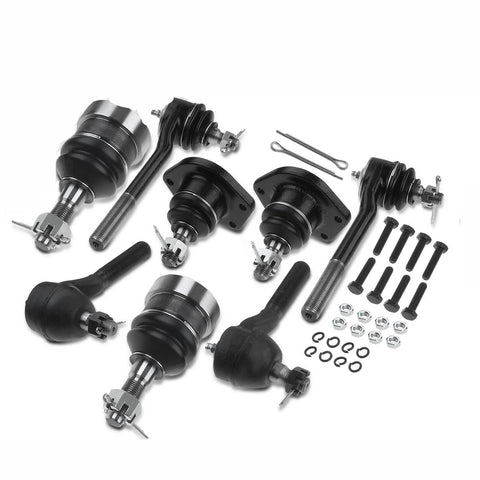 8Pcs Tie Rod End & Ball Joint for Ford LTD 79-86 Lincoln Mark VI 80-83 Town Car