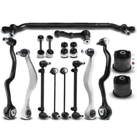 16x Front Control Arm Sway Bar Link Tie Rod Ball Joint Bushing for BMW E34 525i
