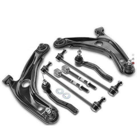 8x Front Lower Control Arm w/ Ball Joint Stabilizer Bar Link for Toyota Yaris