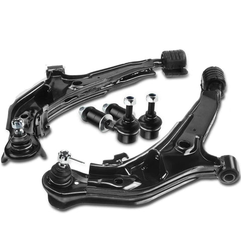 4x Front Control Arm & Ball Joint Assembly Sway Bar Link for Nissan INFINITI I30