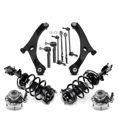 12x Strut Hub Bearing Control Arm & Stabilizer Bar Link Kit for Chrysler Dodge