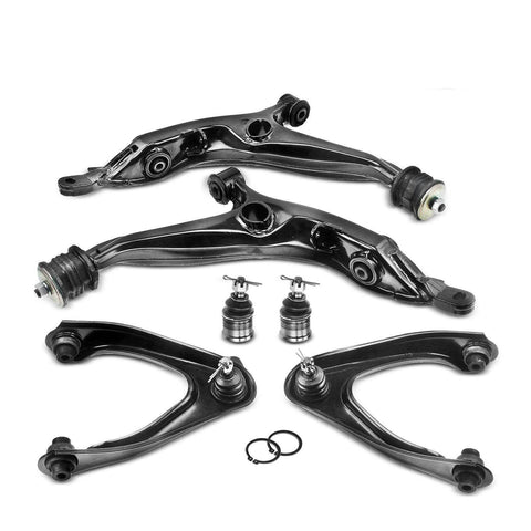 6x Front Lower & Upper Control Arm w/ Ball Joint for Honda CR-V CRV 97-01 2.0L