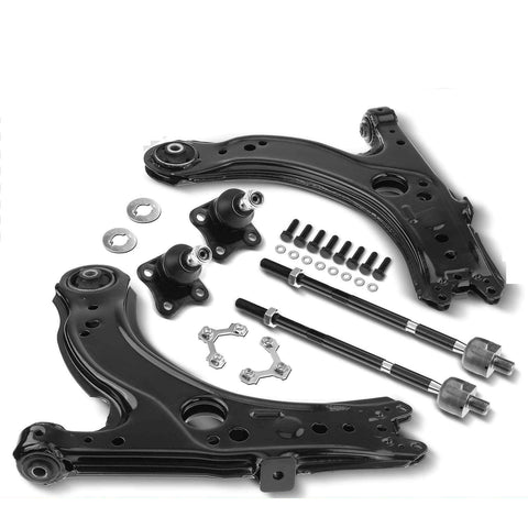 6x Front Upper Control Arm Tie Rod End Ball Joint for VW Beetle 98-10 Golf Jetta