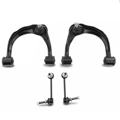 4Pcs Front Control Arm&Ball Joint Assembly Sway Bar Link for Toyota Lexus GX470