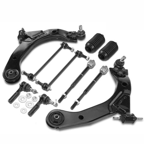 10x Front Side Control Arms & Sway Bars & Tie Rods for Chevrolet Saturn Pontiac