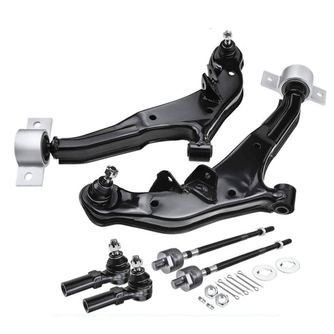 6x Front Control Arm w/Ball Joint Tie Rod End for INFINITI I30 I35 Nissan Maxima