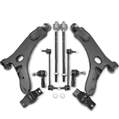 8pcs Front Side Control Arm & Ball Joint Assembly for Ford Focus 2000 2001-2004