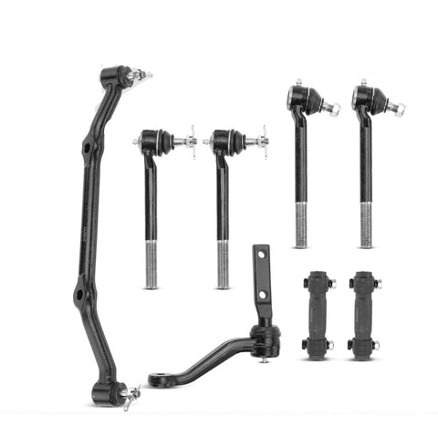 8Pcs Tie Rod End Kit for Chevrolet S10 96-03 Blazer 96-05 GMC Jimmy Sonoma 96-03