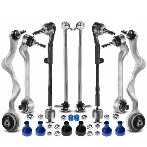 8pc Front Control Arm Bar Link Tie Rod End Kit for BMW E90 328i 335i E82 128i X1