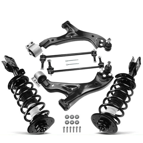 6x Front Complete Strut & Coil Spring Control Arm Sway Bar Kit for Chevy Equinox