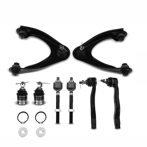 8x Front Control Arm w/Ball Joint Tie Rod End for Honda Civic 1996-2000 L4 1.6L