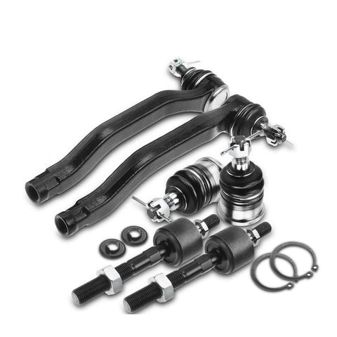 6x Front Side Tie Rod End Ball Joint for Honda Accord 1990 1991 1992 1993 2.2L