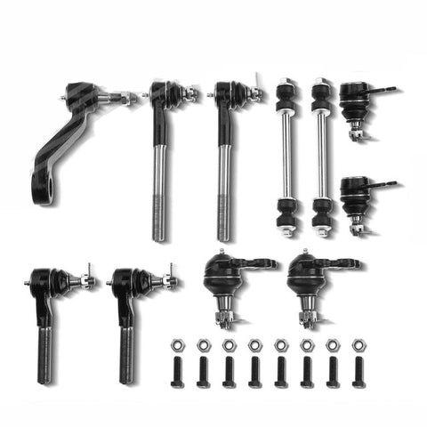 11Pcs Front Sway Bar Link w/ Ball Joint Tie Rod End for Dodge Ram 1500 2000-2001