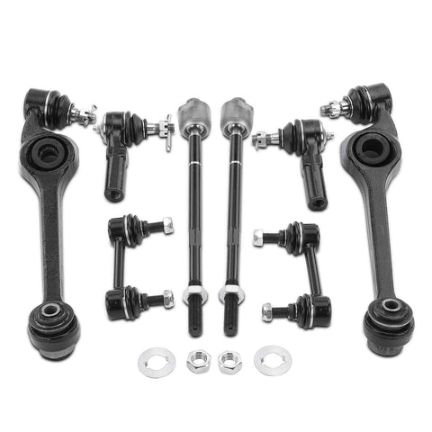 8x Front Control Arm w/Ball Joint Sway Bar Link Tie Rod End for Saturn SC SL SW1