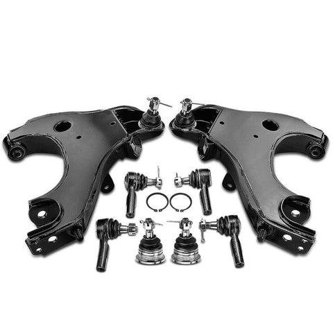 8x Front Control Arm & Ball Joint & Tie Rod End for Nissan Frontier 98-04 Xterra