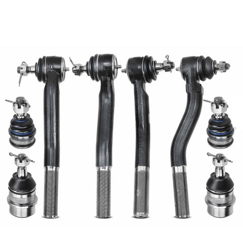 8pcs Front Steering Drag Link  and Ball Joint for Jeep Grand Cherokee 1999-2004