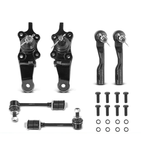 6x Front Side Stabilizer Bar Link & Tie Rod End for Toyota Tundra 2000 2001 2002