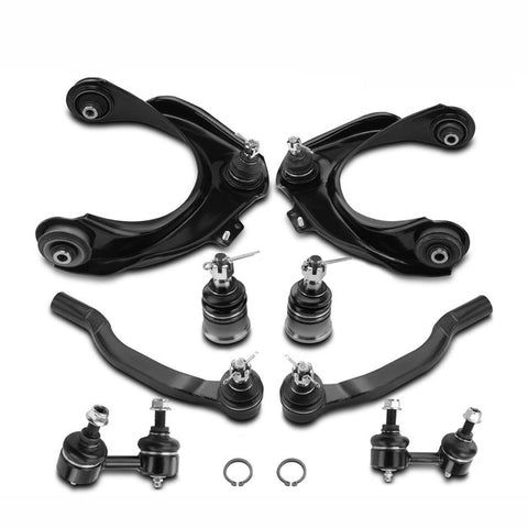 8x Front Control Arm & Stabilizer Bar End Link & Tie Rod End for Acura CL Honda
