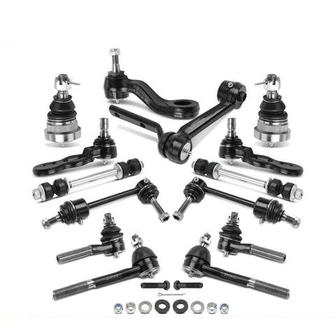 14x Stabilizer Bar Link & Tie Rod End for Ford Crown Victoria 1995-1997 V8 4.6L