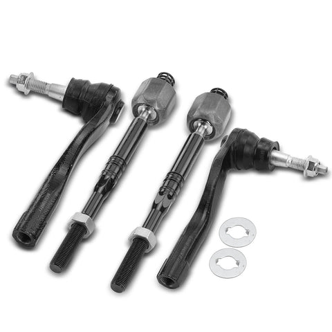 4Pcs Inner & Outer Side Tie Rod End Assembly for Cadillac XT4 2019-2020 84321068