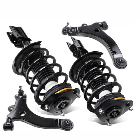 4x Front Complete Strut & Coil Spring Control Arm Kit for Buick Century Pontiac
