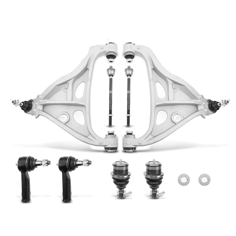 8Pcs Front Lower Control Arm Ball Joint Tie Rod End for Ford F-150 2004-2006 4WD