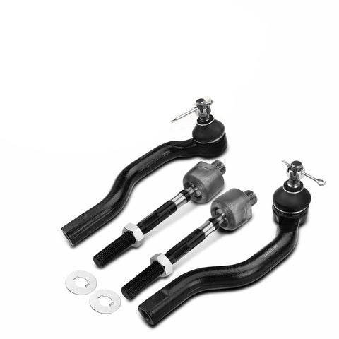 4Pcs Inner & Outer Tie Rod Ends w/ Ball joints for Honda Civic 2006-2011 L4 1.8L