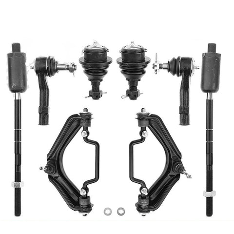 8pcs Front Control Arm w/ Ball Joint Tie Rod End for Ford Mercury 2002-2003 4.0L