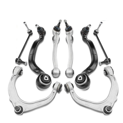 8x Front Control Arm w/ Ball Joint & Sway Bar Link for BMW E70 E71 E72 F15 X5 X6
