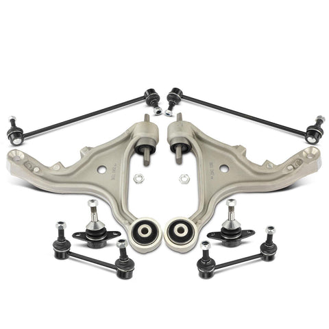 8x Front & Rear Control Arm & Ball Joint & Bar Link for Volvo S60 V70 2001-2007