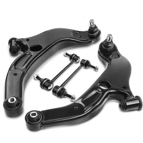 4x Front Lower Control Arm & Rear Sway Bar Link for Mazda Protege 01-03 Protege5