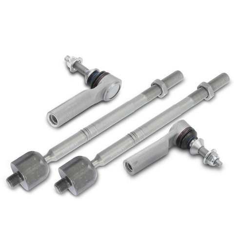 4Pcs Inner and Outer Tie Rod End for Tesla S 2012 2013-2016 ELECTRIC 600707100A