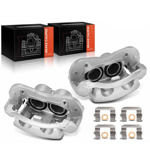 2xFront Left & Right Disc Brake Caliper w/Bracket for Kia Sorento 2005 2006-2009