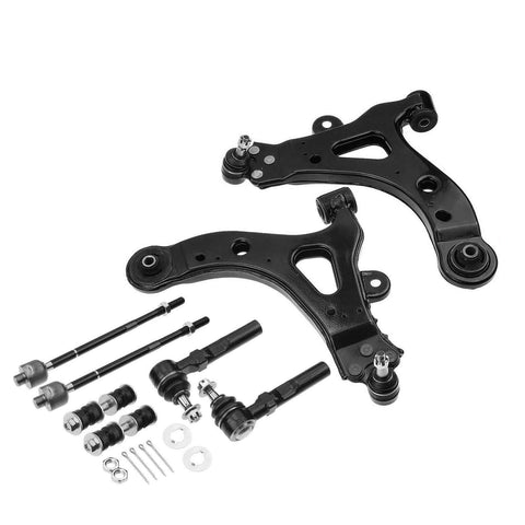 8x Front Lower Control Arm Ball Joint Tie Rod for Buick Rendezvous Pontiac Aztek