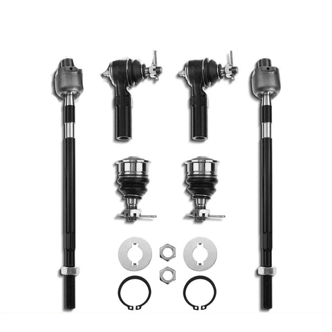 6x Inner & Outer Tie Rod End & Front Lower Ball Joint for Nissan 240SX 1995-1998