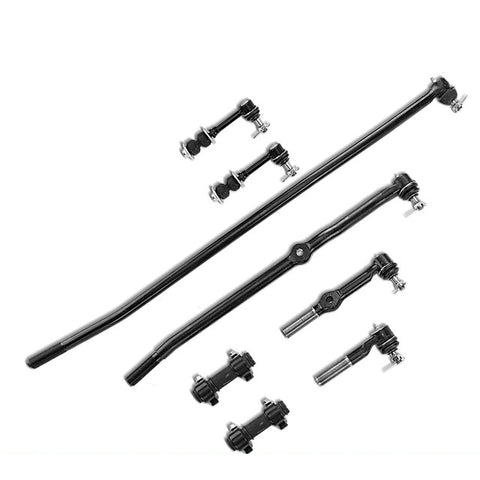 8x Front Inner & Outer Tie Rod End Sway Bar Links for Dodge Ram 1500 2500 95-97