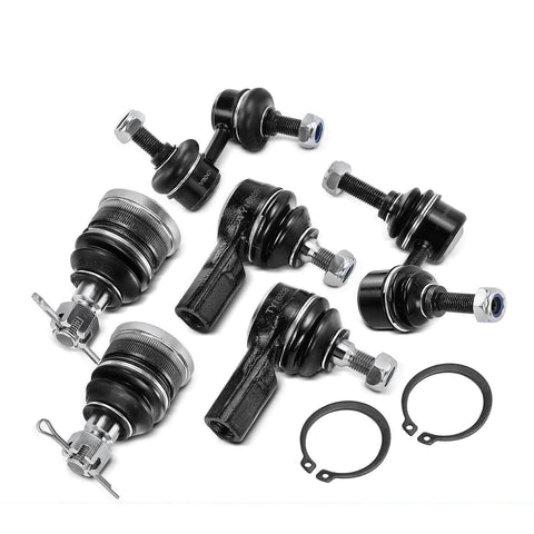 6x Front Stabilizer Bar Link & Tie Rod End & Ball Joint for Acura EL Honda Civic