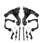 10x Front Control Arm & Stabilizer Bar Link & Tie Rod End for Ford F-150 Lincoln
