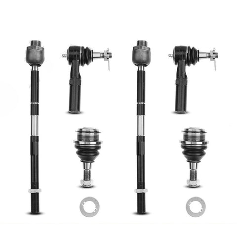 6x Inner & Outer Tie Rod Ends Ball Joints for Dodge Ram 1500 2002 2003 2004 2005