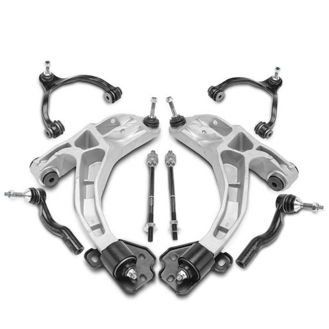 8x Front Control Arm w/ Ball Joint & Tie Rod End for Ford Crown Victoria Lincoln