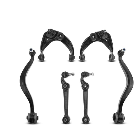 6x Front Lower & Upper Control Arm w/ Ball Joint for Ford Lincoln Mazda Mercury