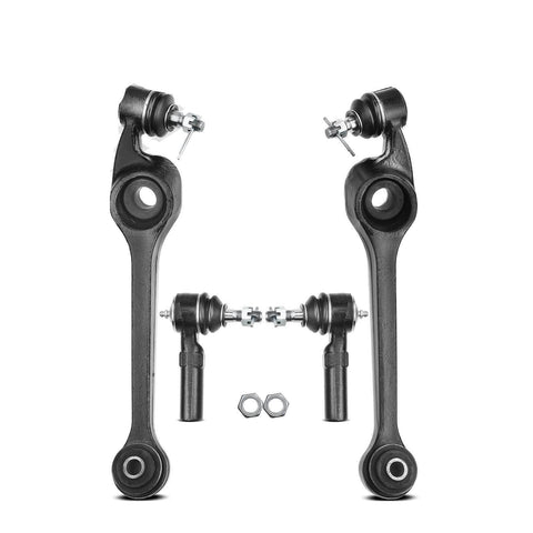4Pcs Front Control Arm w/ Ball Joint Tie Rod End for Saturn SC1 1993-2002 SL SW1