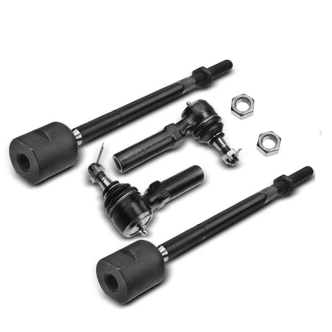4x Outer & Inner Tie Rod End for Dodge Plymouth Neon 1995 1996 1997-1999 L4 2.0L
