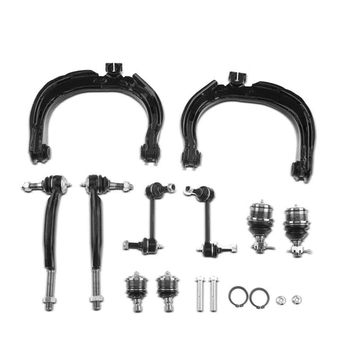10pcs Front Control Arm Sway Bar Link Tie Rod End Ball Joint for GMC Chevrolet