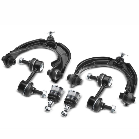 6x Front Upper Control Arm w/ Ball Joints Sway bar link for Honda Accord Acura